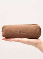 Замшевая косметичка DBR 15-11 серо-коричневый