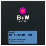 B+W BASIC 091 Red dark MRC 630 82mm. Светофильтр для черно-белой съемки