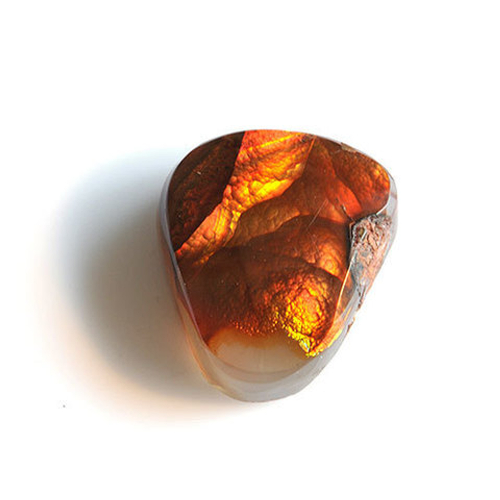 Агат огненный (форма фантазийная 10.80 x 9.00 x 4.20 мм)