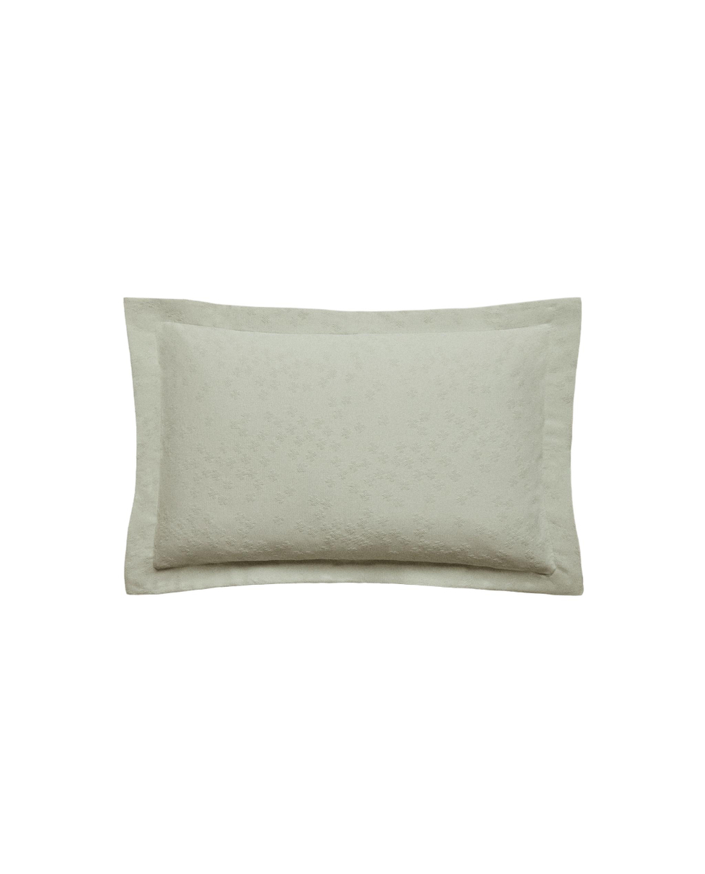 Zara Home наволочка декоративная из хлопка, зелёный, 50x75 см