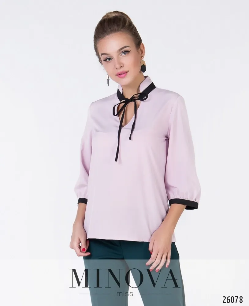 Блуза 1049-1-пудра Minova