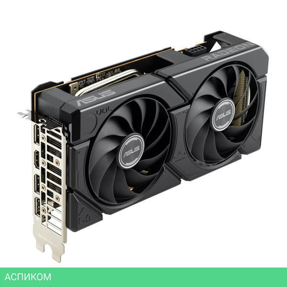 Видеокарта ASUS Dual Radeon RX 7600 EVO OC Edition 8GB GDDR6 (90YV0LD0-M0NA00)