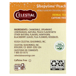 Celestial Seasonings, Sleepytime, травяной чай, без кофеина, персик, 20 чайных пакетиков, 29 г (1,0 унция)