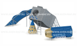 Спортивный комплекс Industrial Карандаши