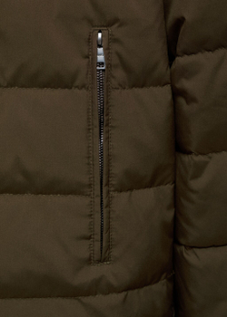 Стеганая куртка с наполнителем из пухa и пера