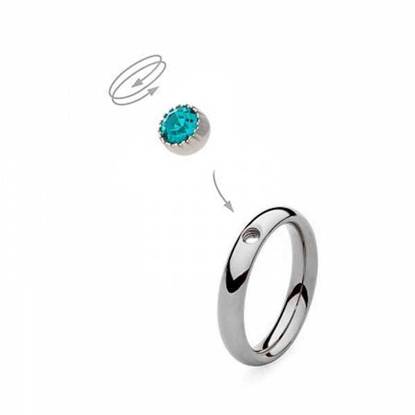 Шарм Qudo London Blue Zircon 617279 BL/S