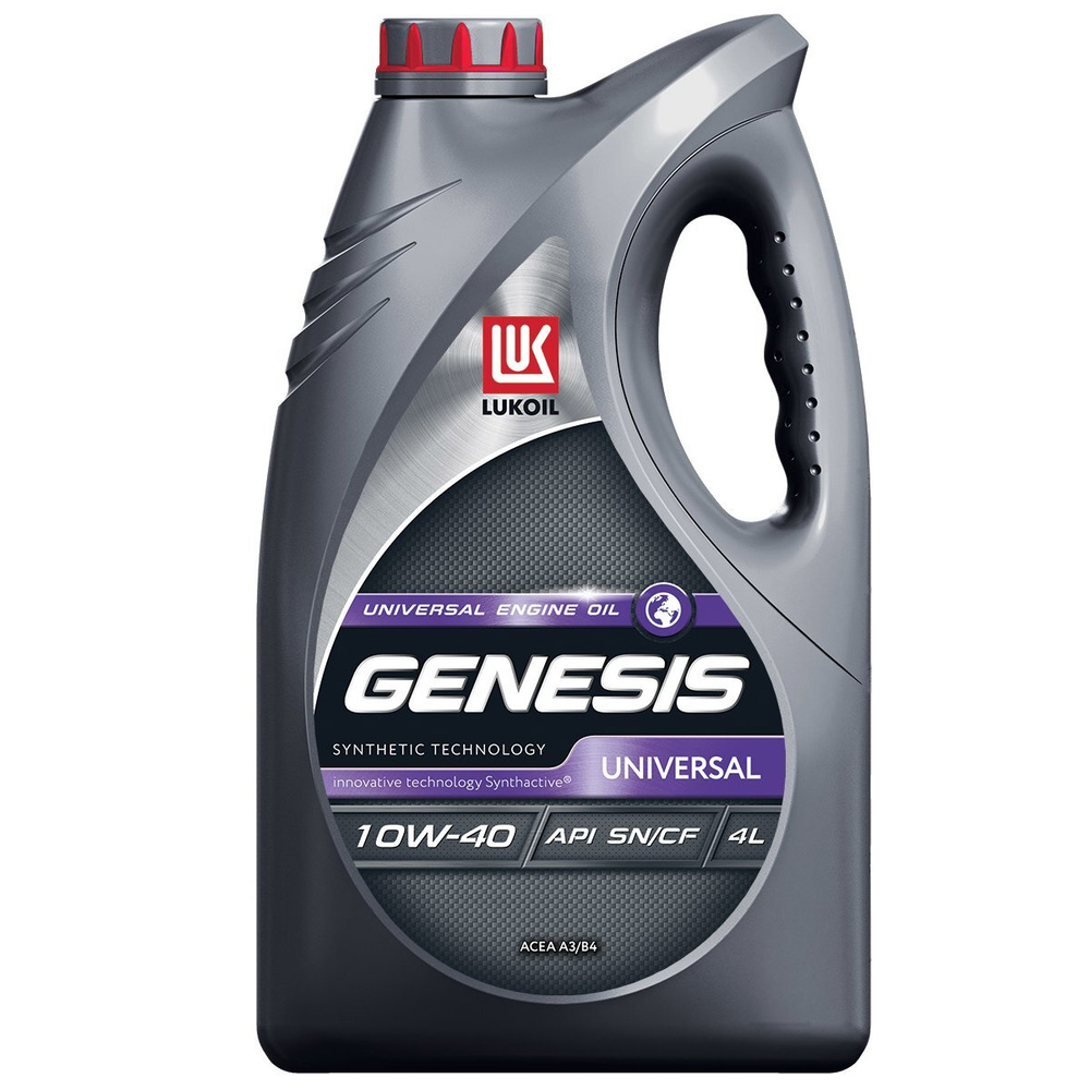 Масло Лукойл Genesis Universal A3/B3,A3/B4 10W40 (4л) п/синтетика