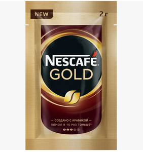 КОФЕ NESCAFE GOLD NEW 2ГР ДОЙПАК