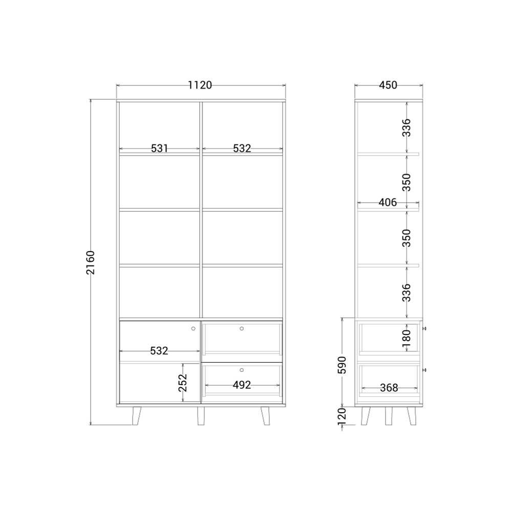 Стеллаж TW172