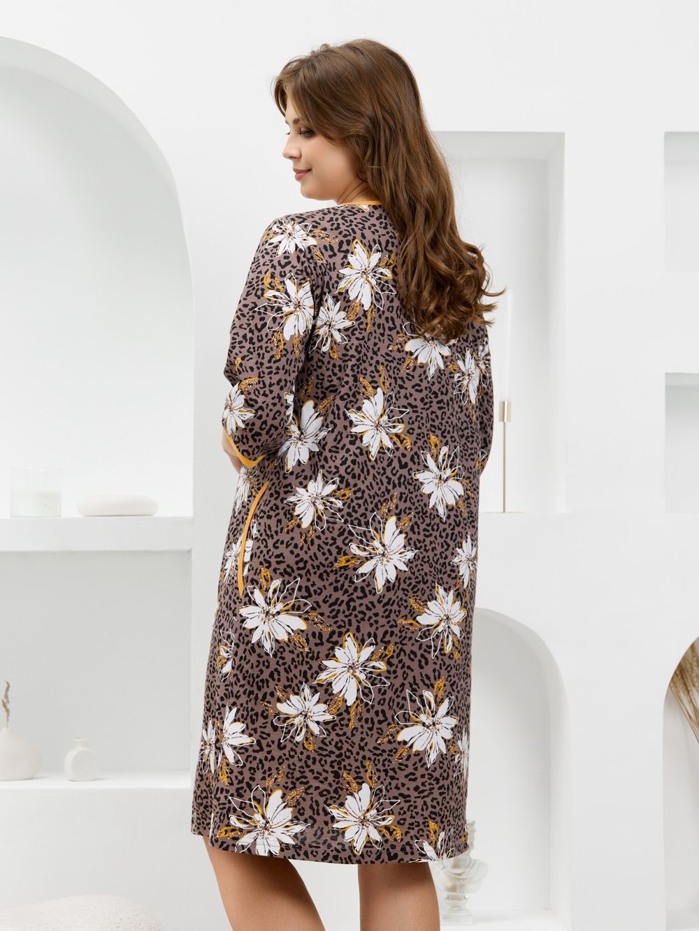 Халат Гевея Виотекс КОРИЧНЕВЫЙ