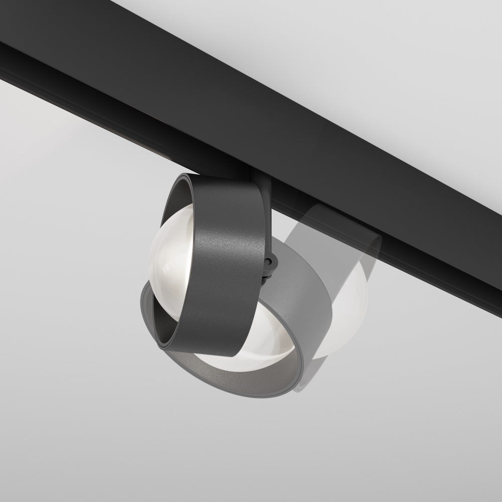 Магнитный трековый светильник Maytoni Exility Lens TR217-4-15WTW-DD-B