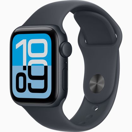 Apple Watch SE 3 (2025) 40mm Midnight Aluminium Case with Midnight Sport Band