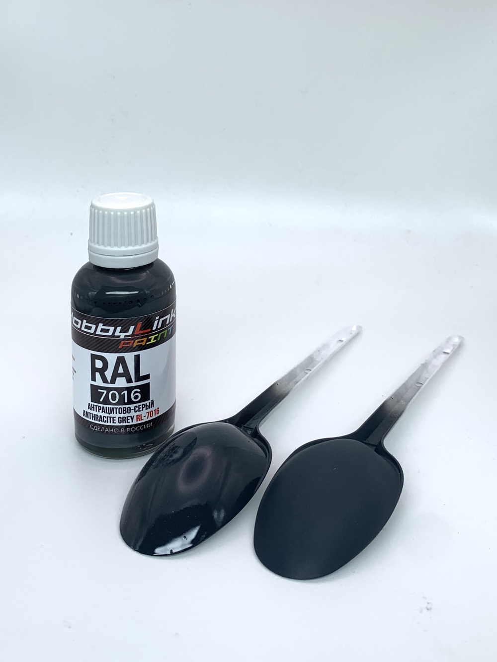 Краска лаковая HobbyLink RAL-7016 Антрацитово-серый RL-7016