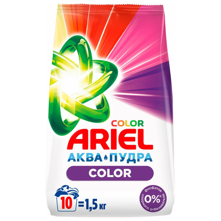 Стиральный порошок Ariel Color аква-пудра 1.5 кг