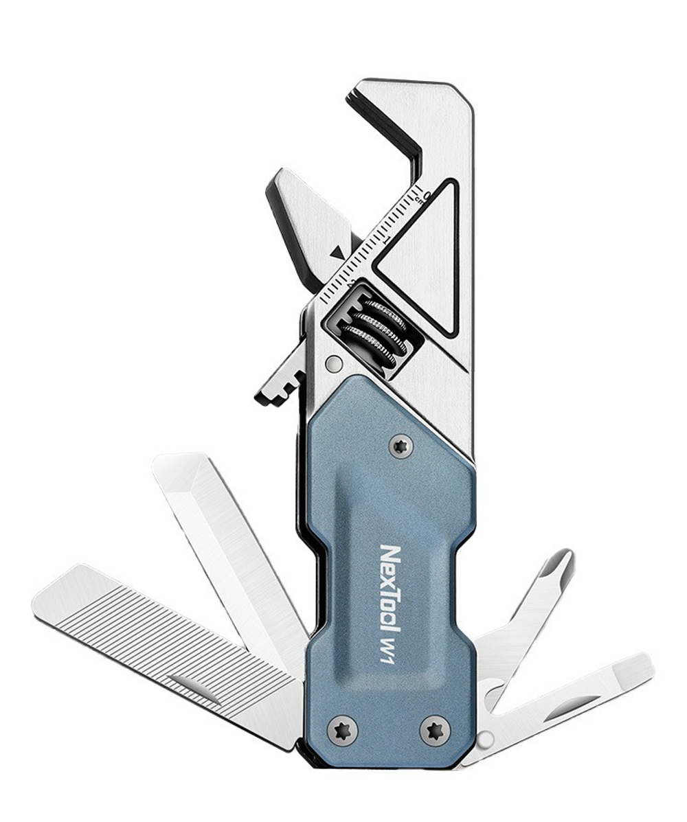 Мультитул-ключ Nextool Light Wrench W1, 6 функций, голубо-серый (NE20238)