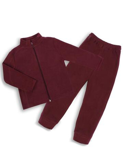 Костюм д/девочки флис "Горизонт-1" КМ-842/1 р.128, Баклажан (Ивашка)