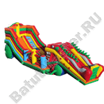 Большая надувная горка "Дракоша"