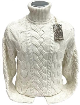 Pulltonic из шерсти и кашемира "Наши узоры" размеры (46-52)