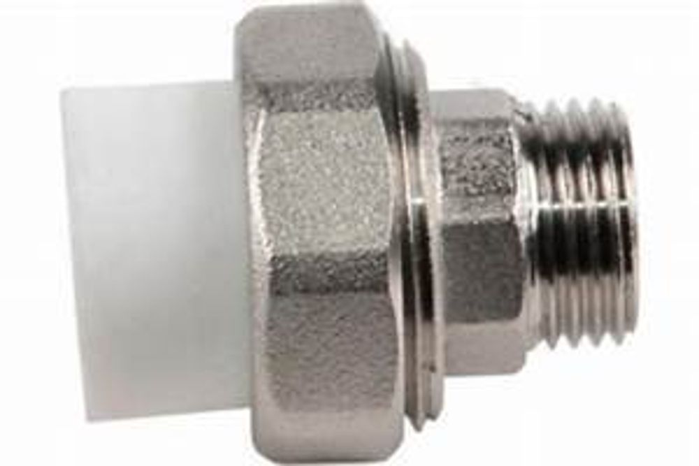 Муфта американка 25*3/4 нар. резьба РосТурПласт, 10644