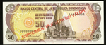ДОМИНИКАНСКАЯ РЕСПУБЛИКА, 1988, 50 PESOS ORO [ESPECIMEN / MUESTRA SIN VALOR]