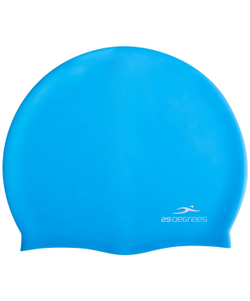 Шапочка для плавания Nuance Light Blue, силикон, подростковый