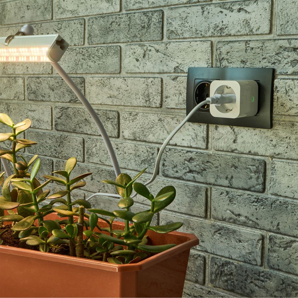 USH-A101 1G-WF WHITE Умная розетка Wi-Fi. 16A. До 3680Вт. Голосовое управление+приложение UnielSmart. TM Uniel