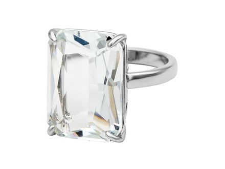 Перстень прямоугольный Crystal, 18мм