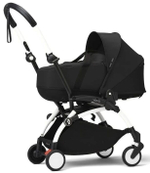 Коляска Stokke YOYO3 Newborn Shell рама белая White 2 в 1 Black