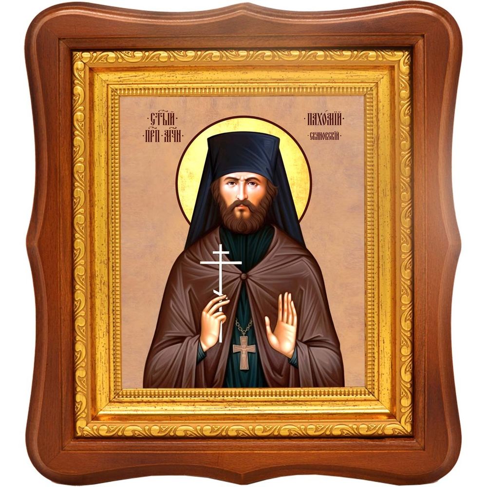Пахомий (Ионов) Скановский преподобномученик. Икона на холсте.