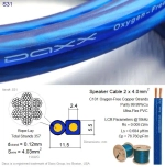 DAXX S30-я серия акустических кабелей, медные, Ultra-Flex PVC -1пог.м.-