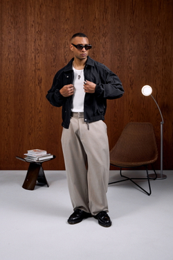 Куртка Nothomme Blue Monte Bent Knife Sleeve Workwear Turn-down Collar Jacket "Black Moonlit Night"