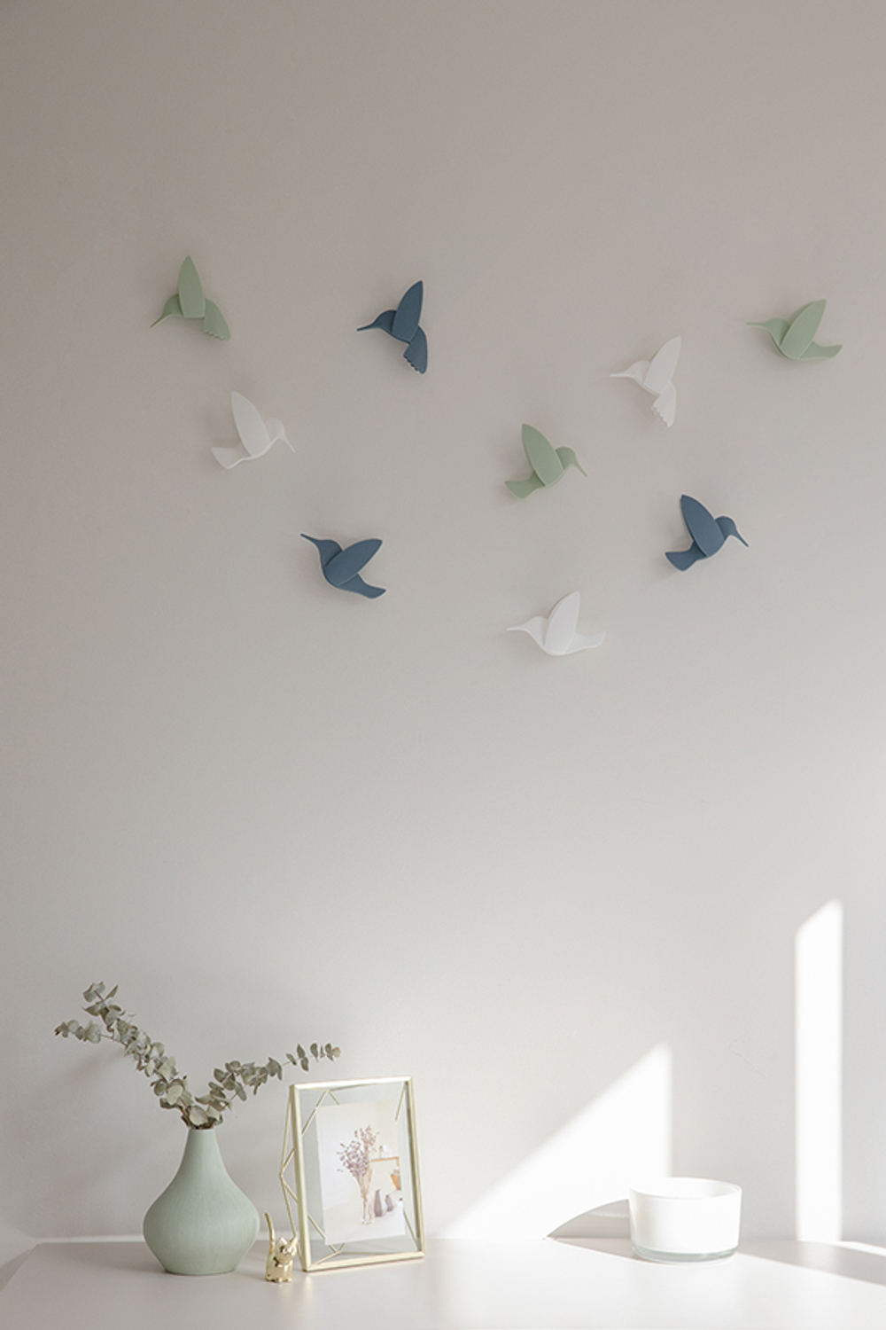 Декор для стен Hummingbird 9 элементов разноцветный, Umbra