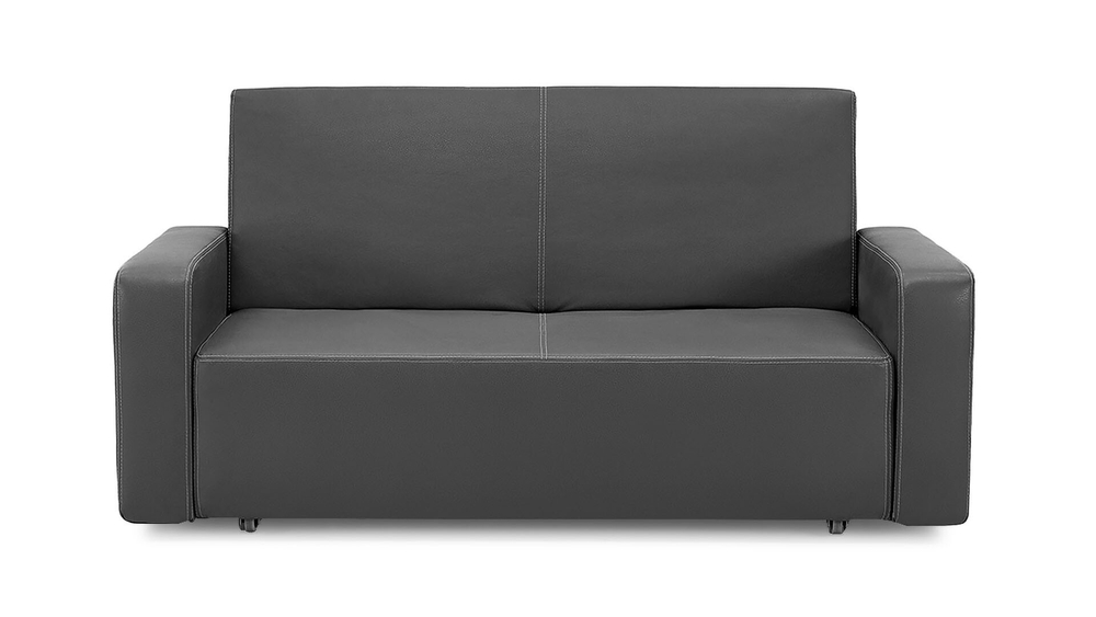 Диван Роин Galaxy Black 152*100*86 см, Черный Экокожа Аккордеон Фиеста