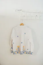 Рубашка Soeurs с птицами 2 белая