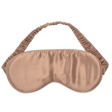 Маска для сна из натурального шелка цвета пыльной розы из коллекции essential