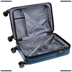 Чемодан на колесах Rover из материалов, переработанных согласно стандарту GRS, с диагональю 20 дюймов и объемом 40 л