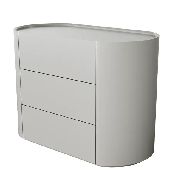 Комод Lagom 3 ящика ширина 100 см (серо-бежевый RAL 7044)