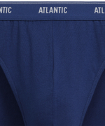 Мужские трусы слипы спорт Atlantic, набор 2 шт., хлопок, бирюзово-зеленые + темно-голубые, 2RMP-094