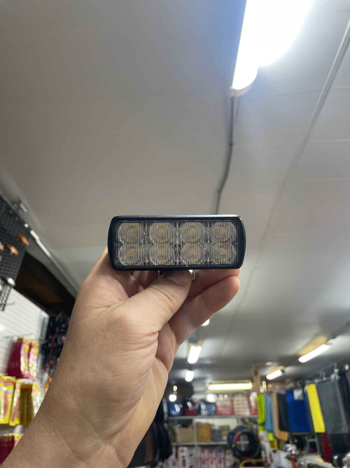 8 LED + \ Светодиодная балка, 9 см, серия: мини балки (1 шт.) =