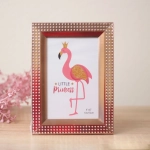 Фоторамка 10*15см «Прага» розовое золото, пластик