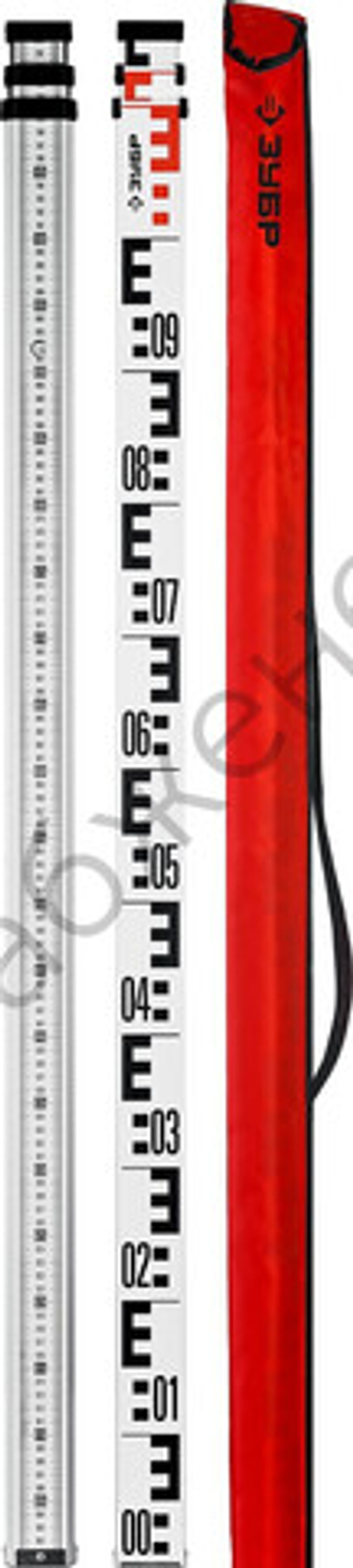 ЗУБР РГ 3, геодезическая рейка (34948-3)