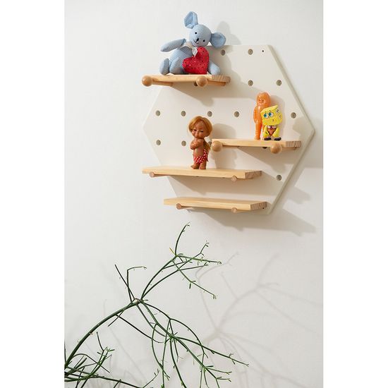 Пегборд shely, 43х50 см, белый