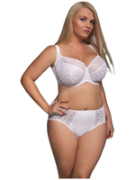 Бюстгальтер больших размеров Brilliant Kris Line Белый 75G