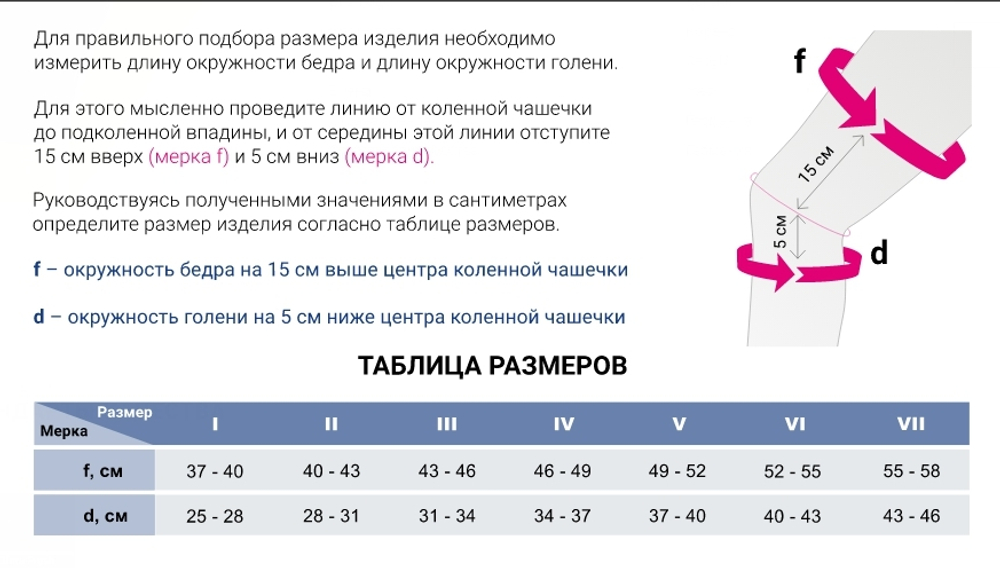Бандаж коленный Genumedi PT с рельефными силиконовыми вставками