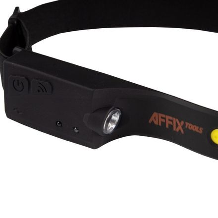 Цена на AFFIX (AF89000101) Фонарь светодиодный, налобный, 1+1 элемент, 3,7 В