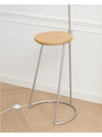 Торшер напольный с абажуром в гостиную современный