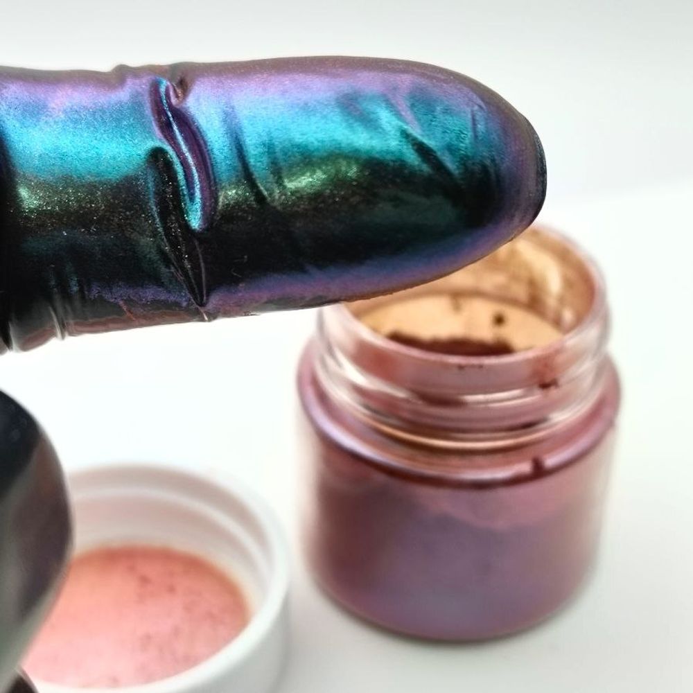 Набор пигментов Хамелеон MixSomi Premium 10-45 mkm - 6 штук х 20мл. 8 грамм