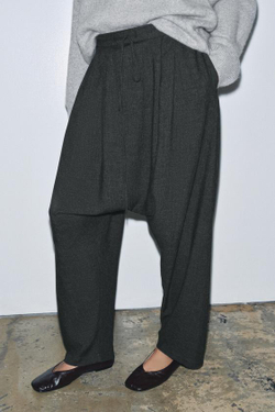 ZARA БРЮКИ BAGGY — ZW COLLECTION LIMITED EDITION, СЕРЫЙ