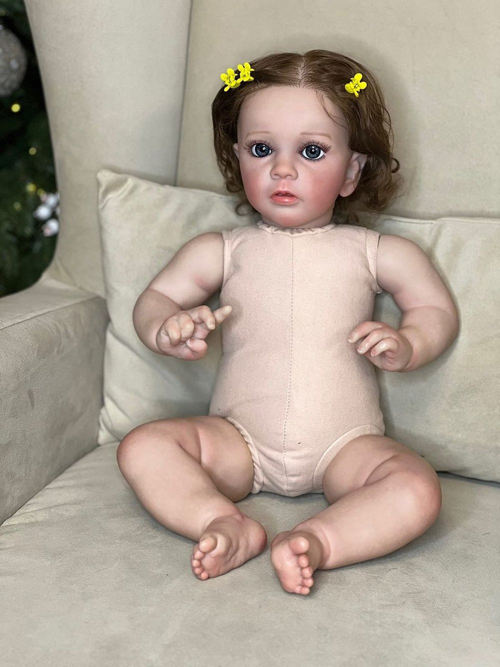 Кукла Реборн мягконабивная 60см в пакете (FA-507)