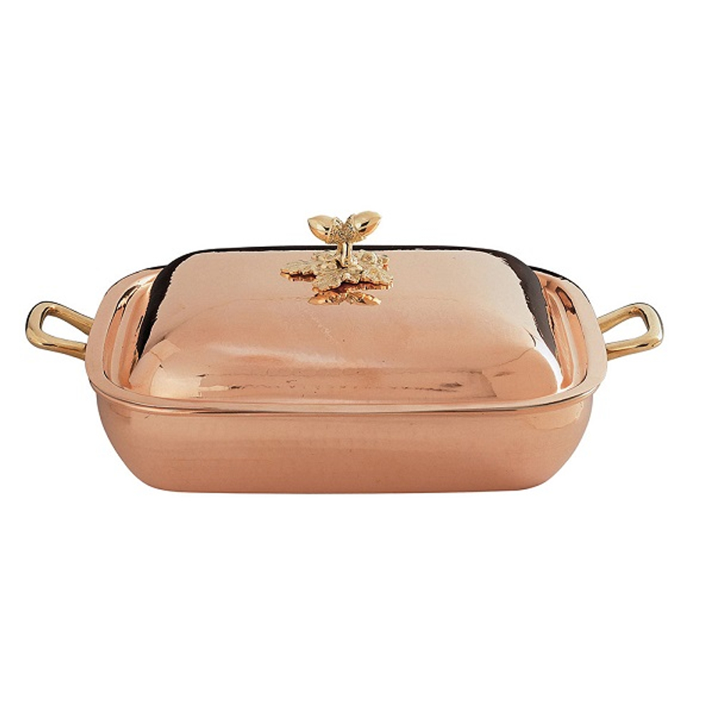 Противень с крышкой, медь